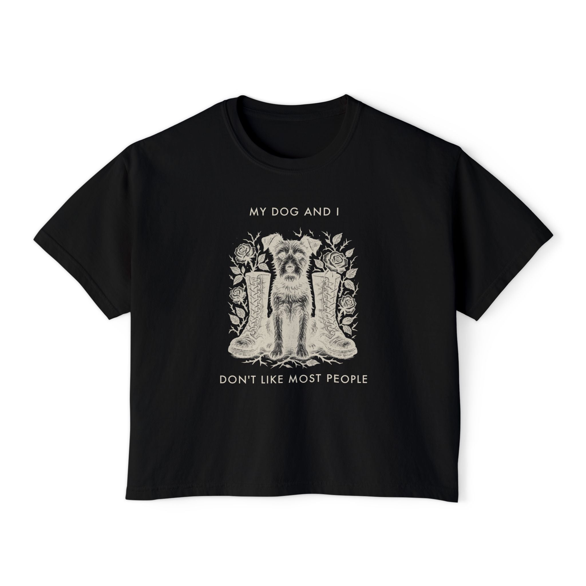 My Dog And I Don'T Like Most People Graphic Tee