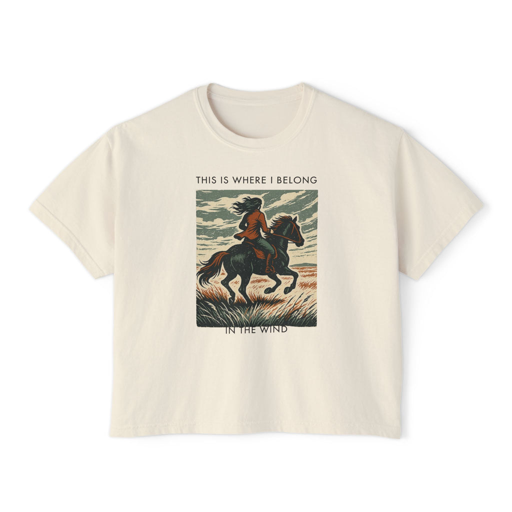 This Is Where I Belong In The Wind Graphic Tee