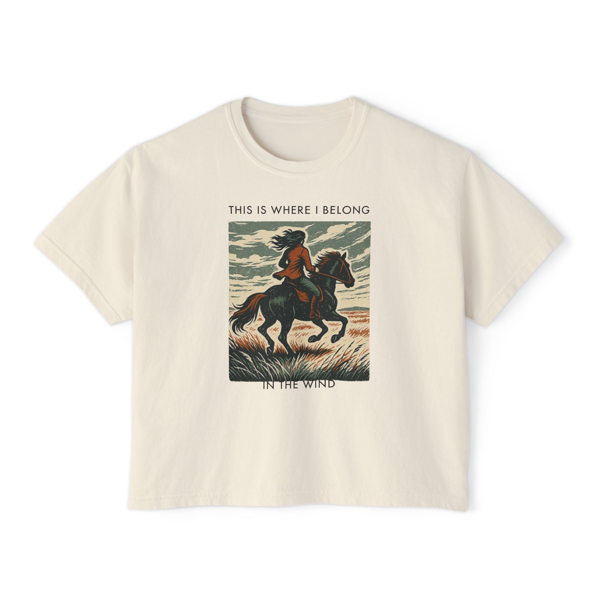 This Is Where I Belong In The Wind Graphic Tee