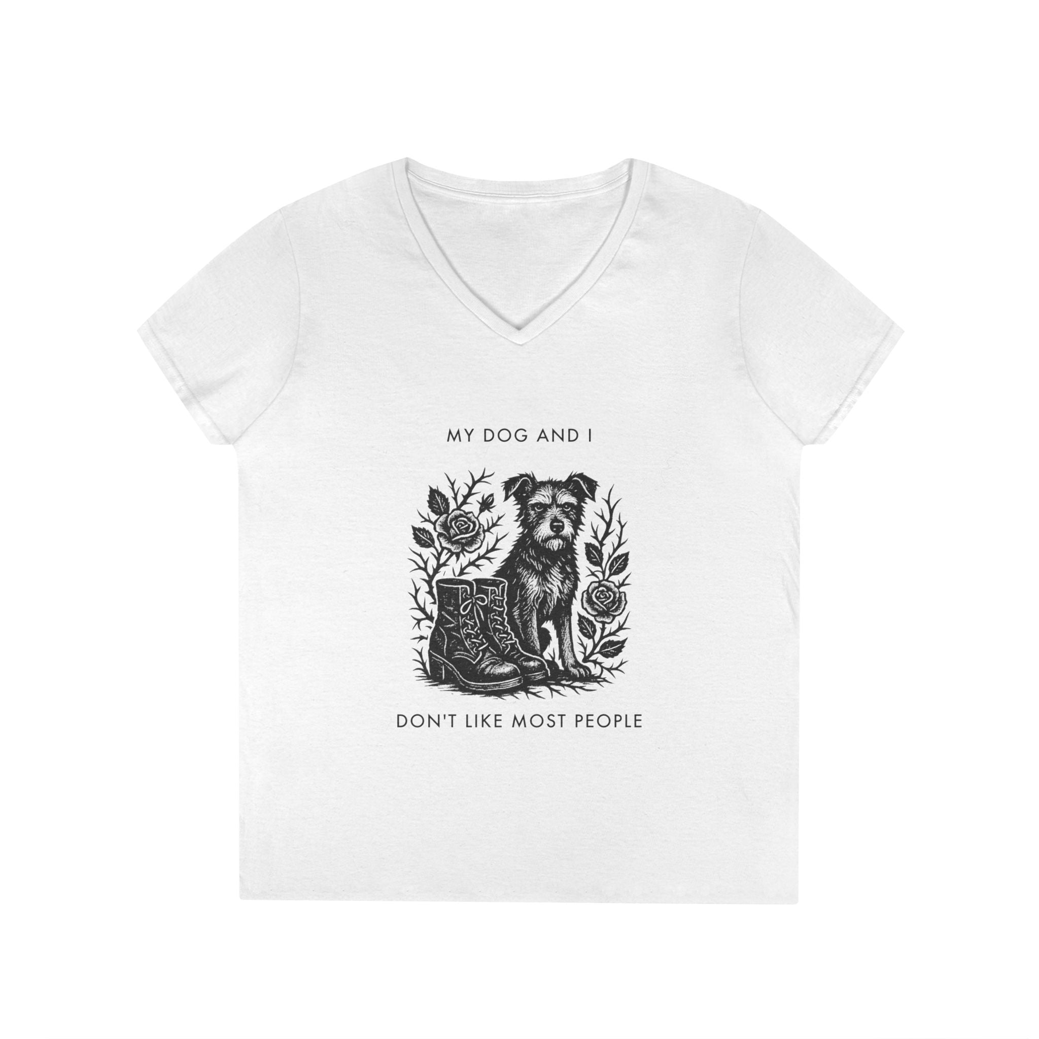 My Dog And I Don'T Like Most People Graphic Tee