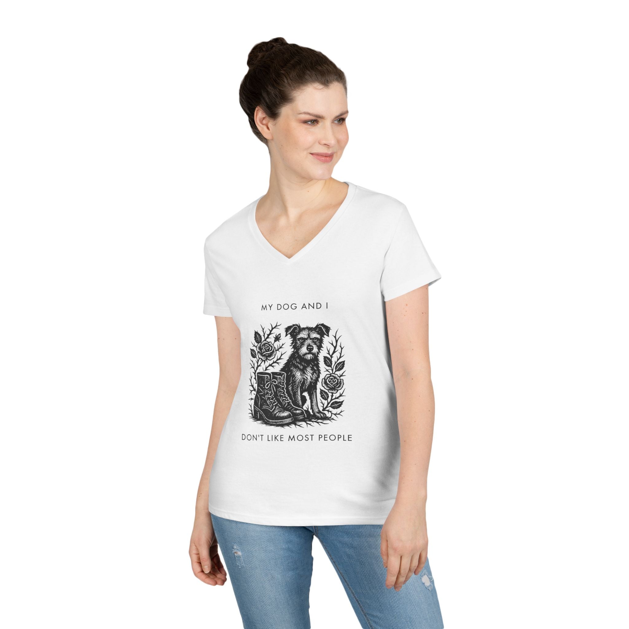 My Dog And I Don'T Like Most People Graphic Tee