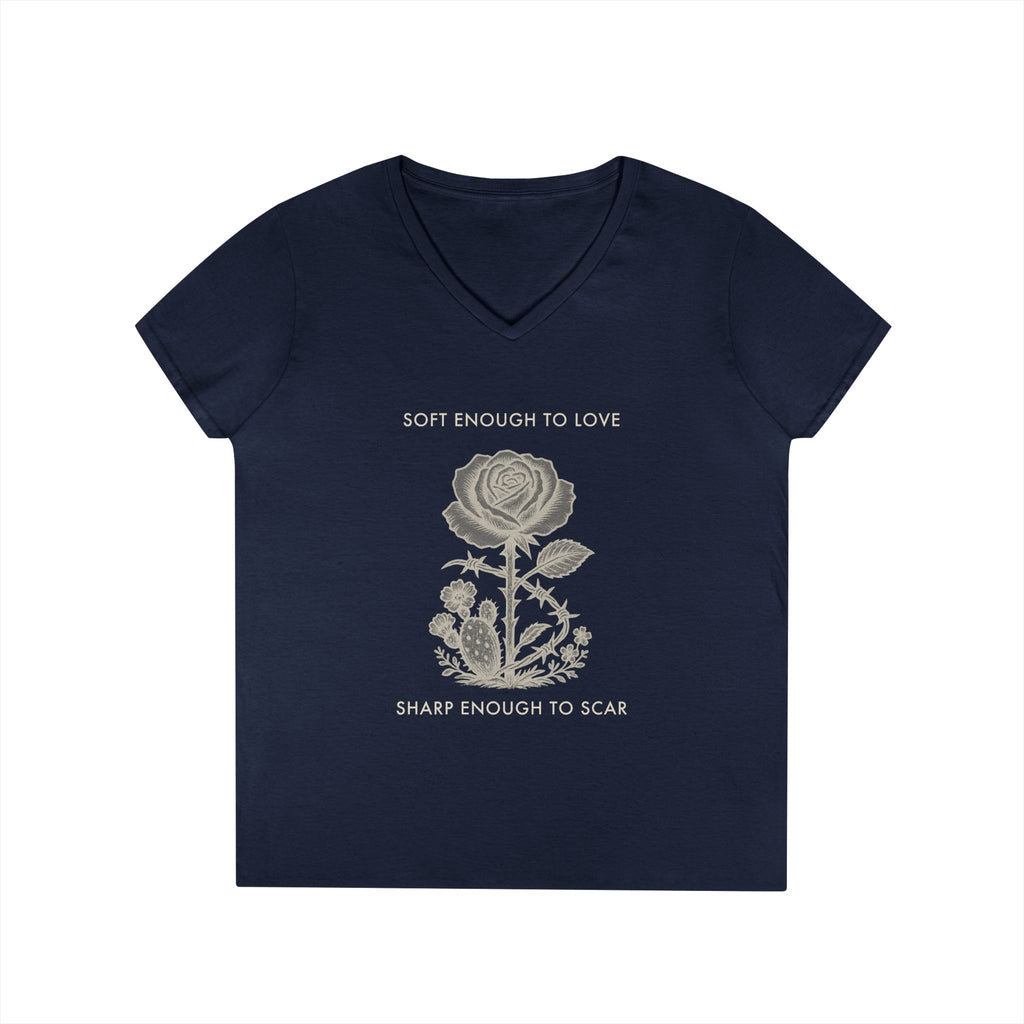 Soft Enough To Love Sharp Enough To Scar Graphic Tee