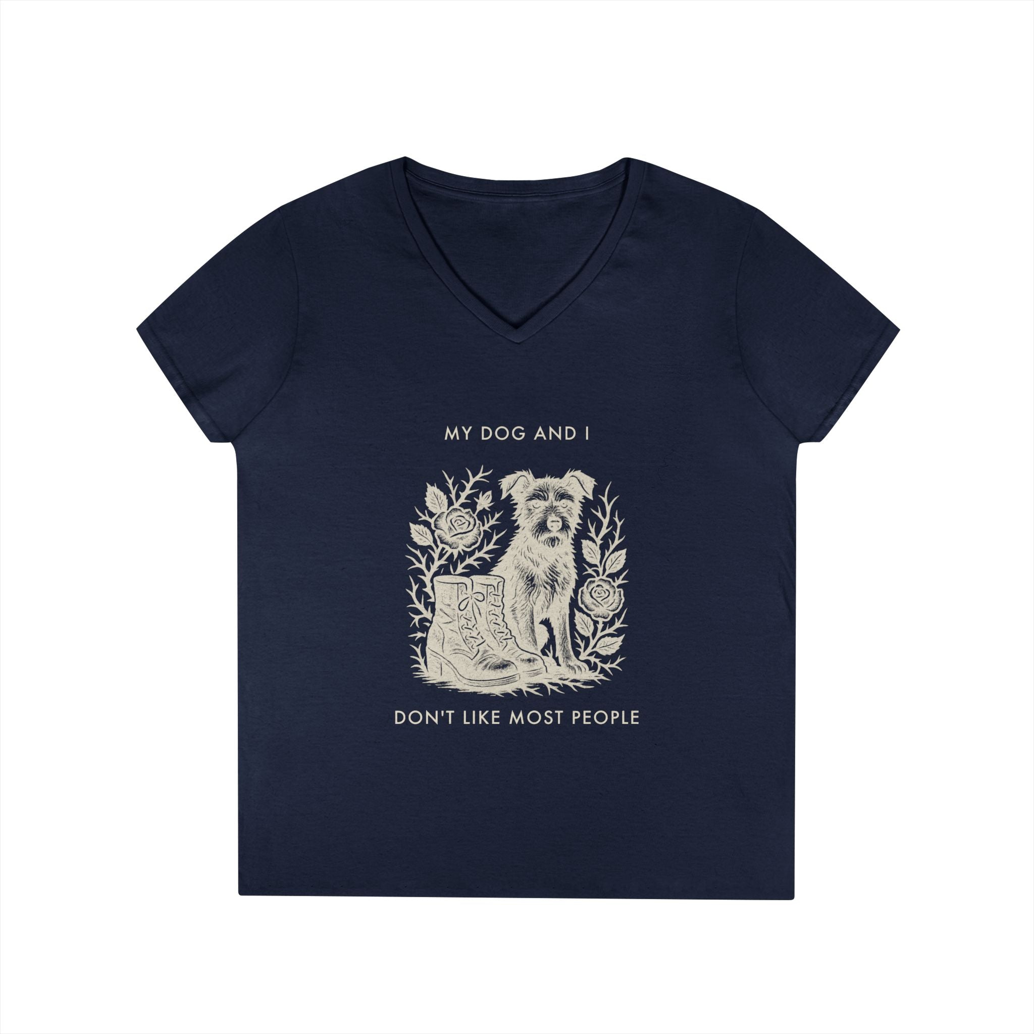 My Dog And I Don'T Like Most People Graphic Tee