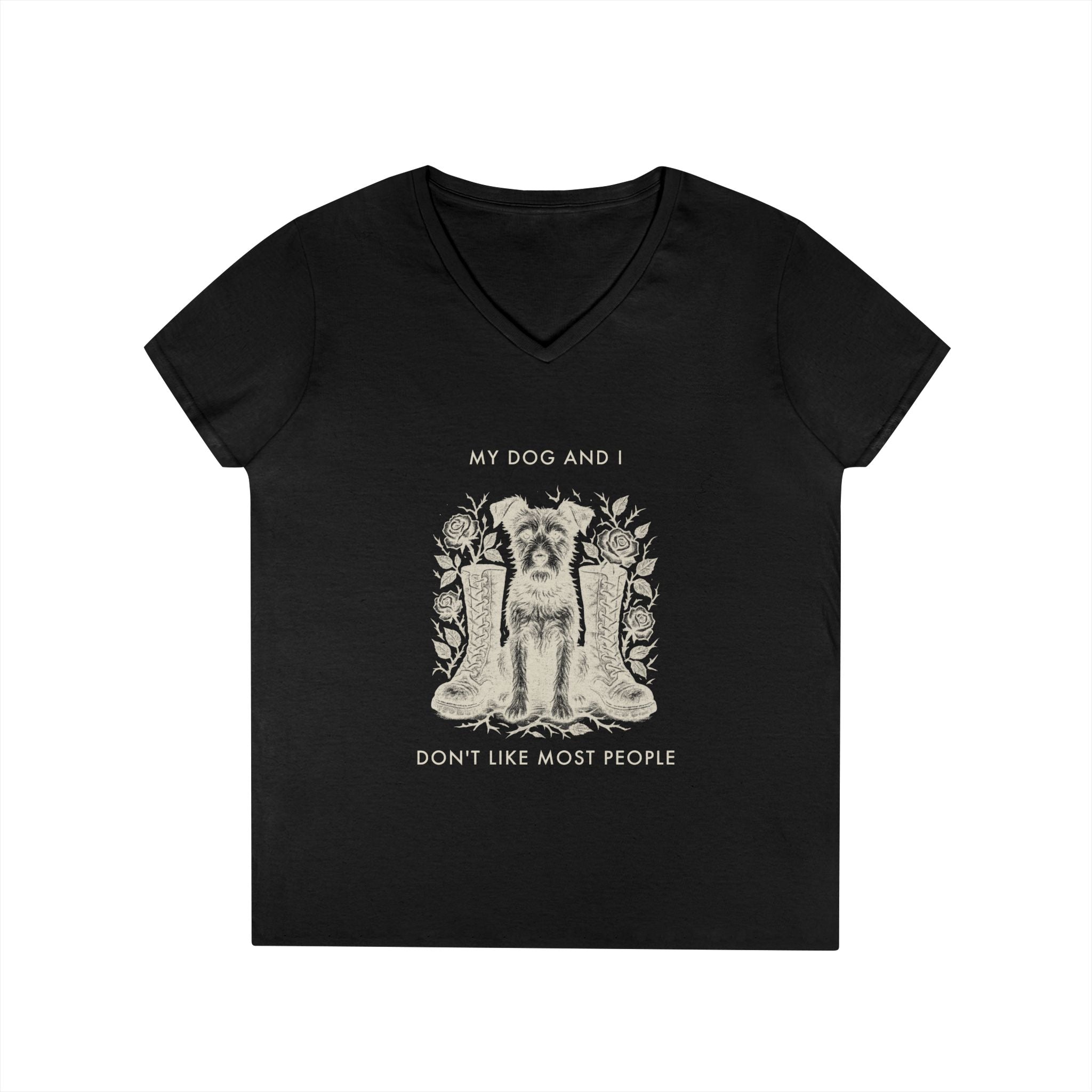My Dog And I Don'T Like Most People Graphic Tee