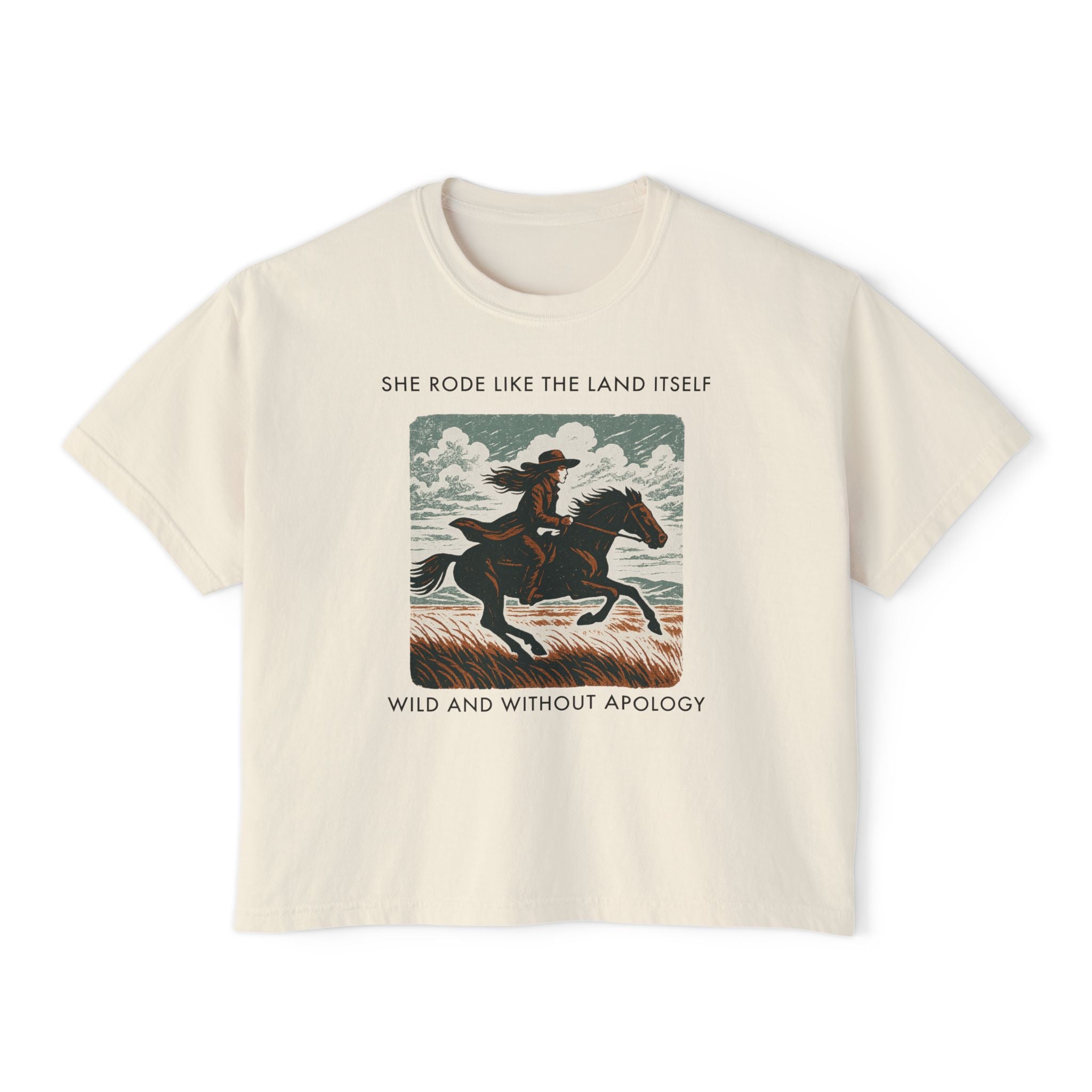 She Rode Like The Land Itself Wild And Without Apology Graph