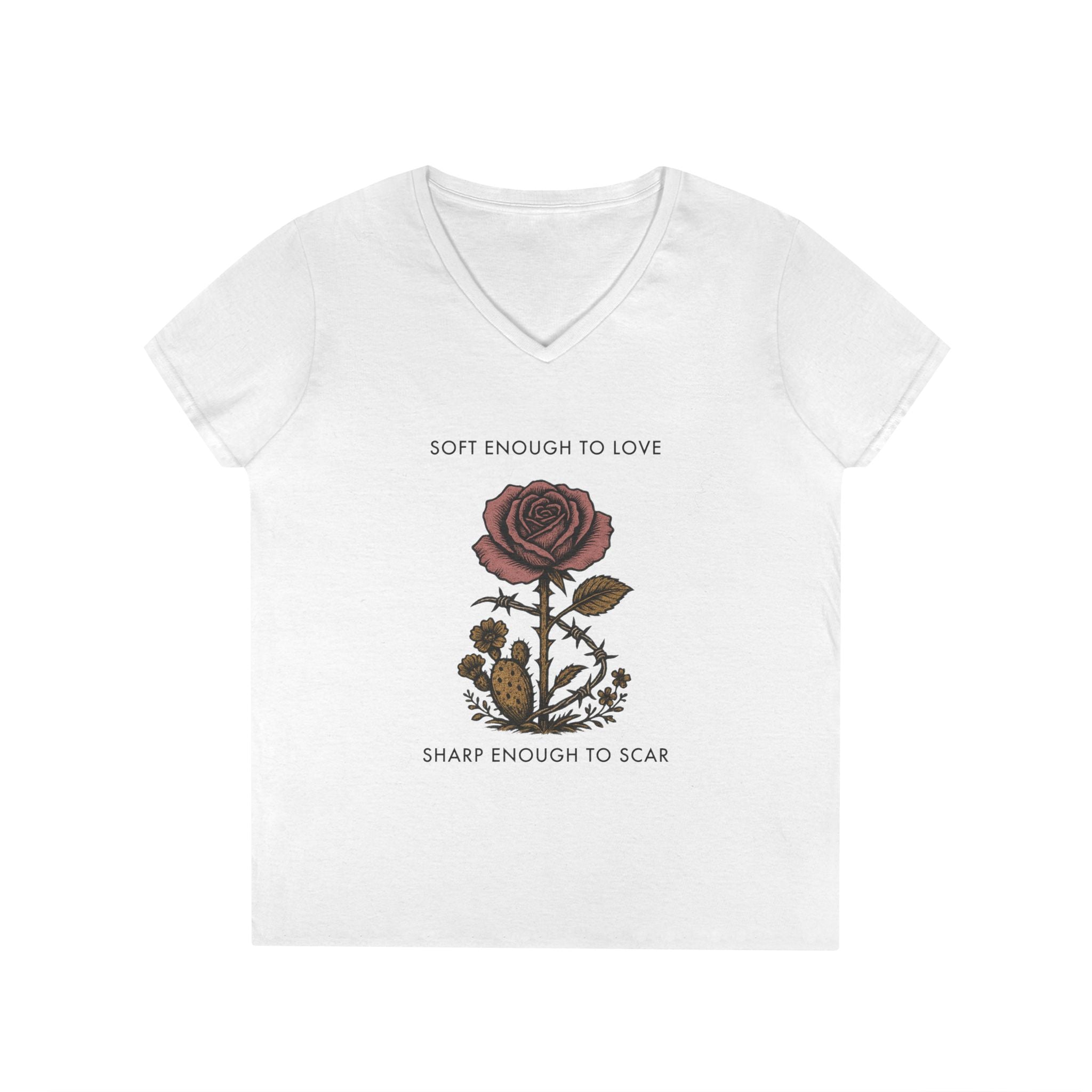 Soft Enough To Love Sharp Enough To Scar Graphic Tee