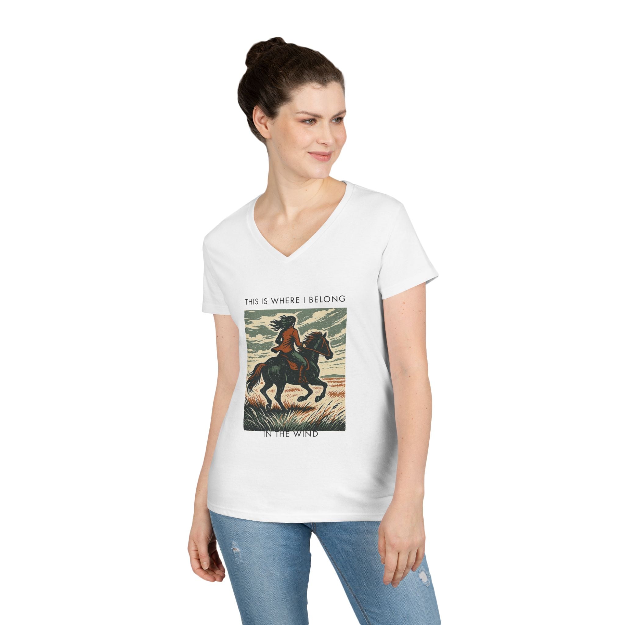 This Is Where I Belong In The Wind Graphic Tee
