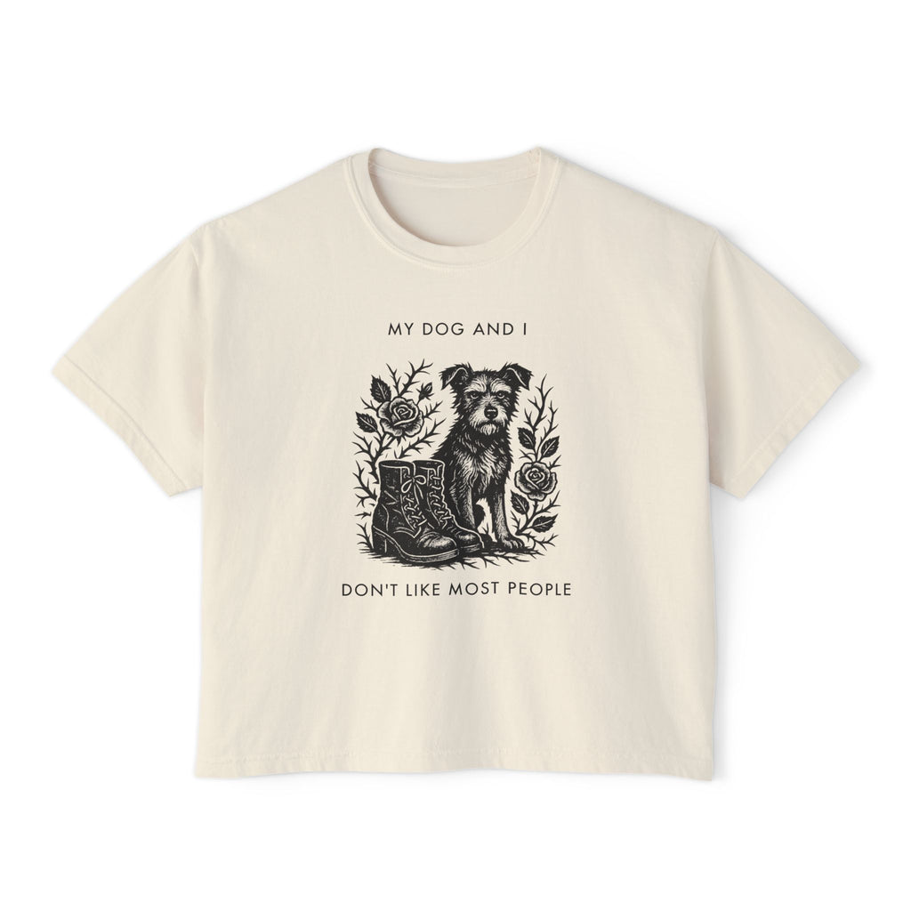My Dog And I Don'T Like Most People Graphic Tee