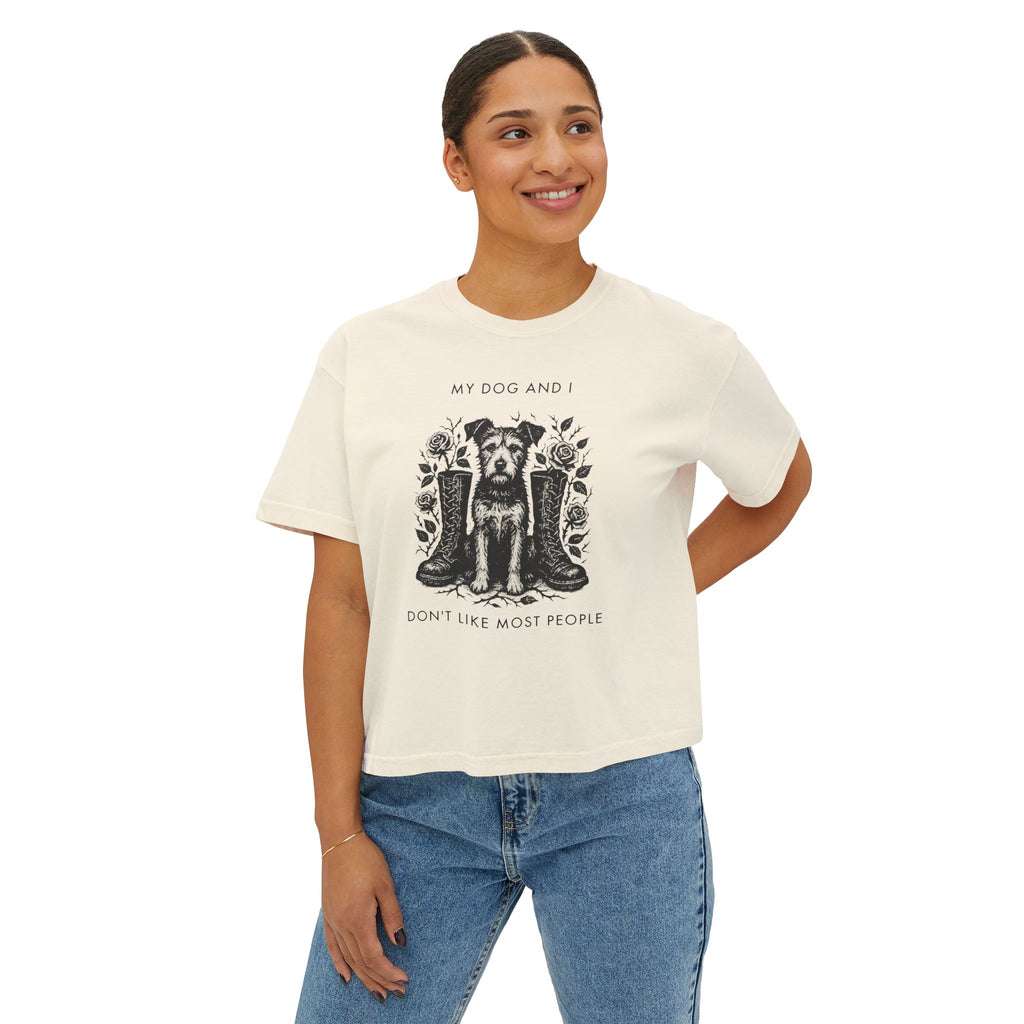 My Dog And I Don'T Like Most People Graphic Tee