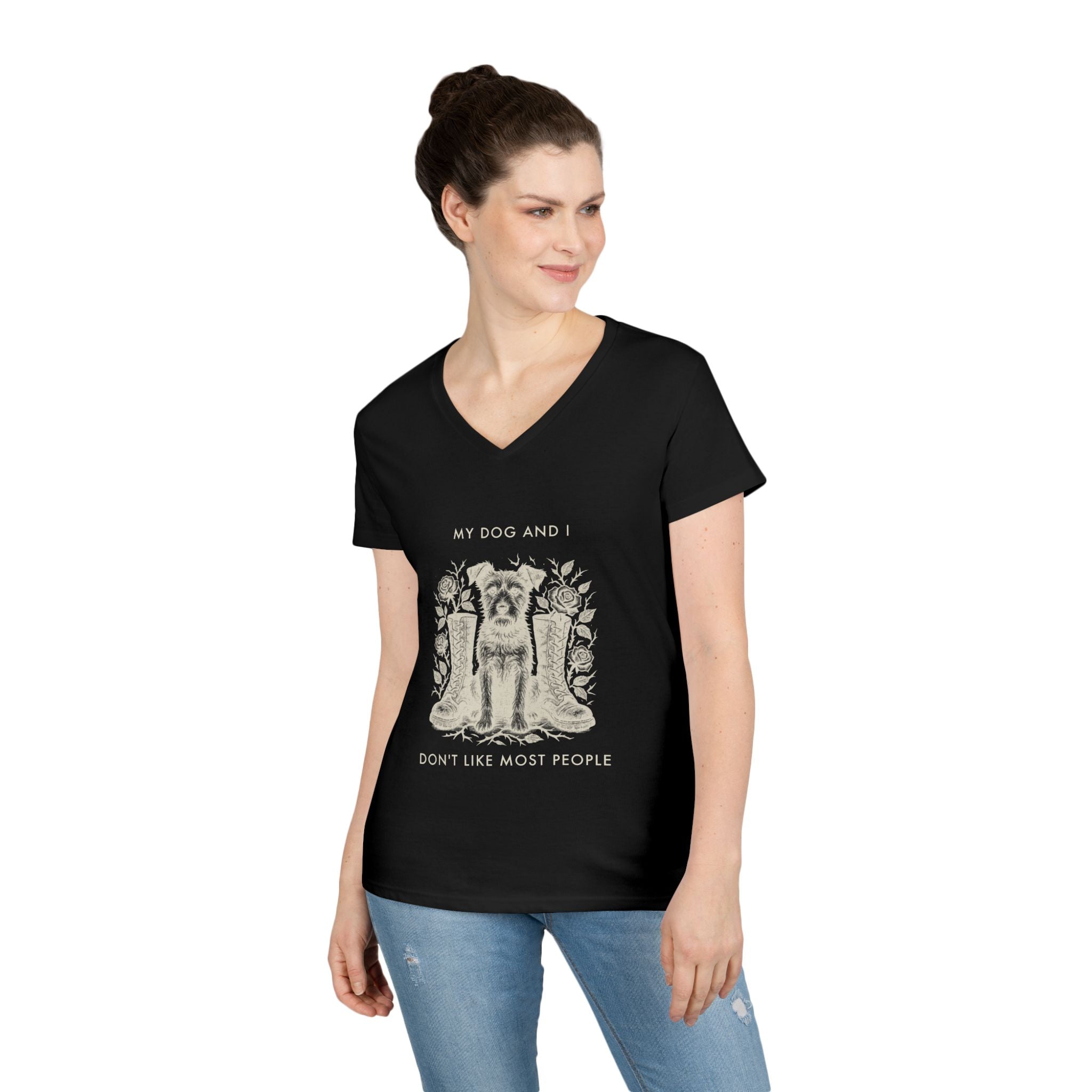 My Dog And I Don'T Like Most People Graphic Tee
