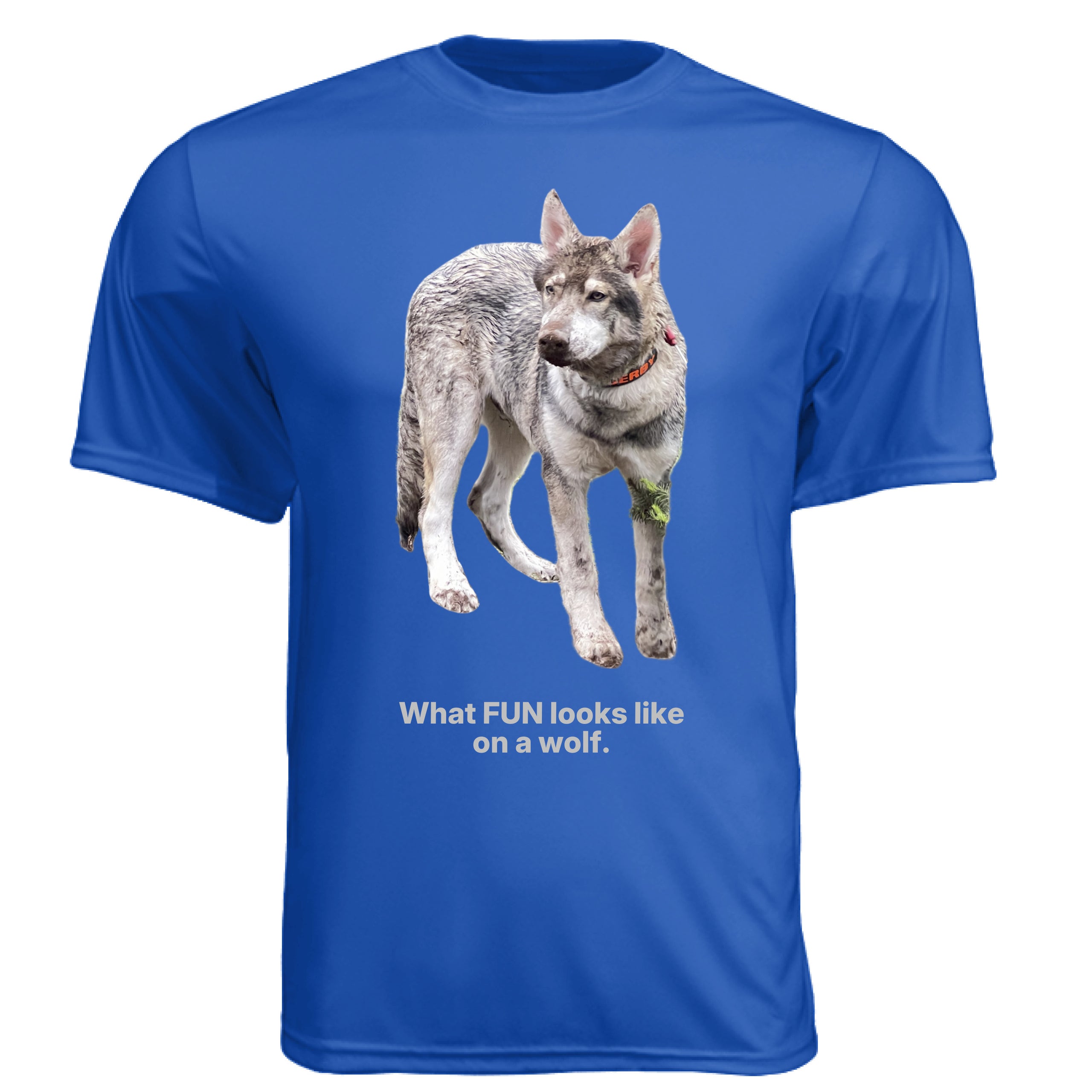 What FUN looks like on a wolf - Adult (Dark)